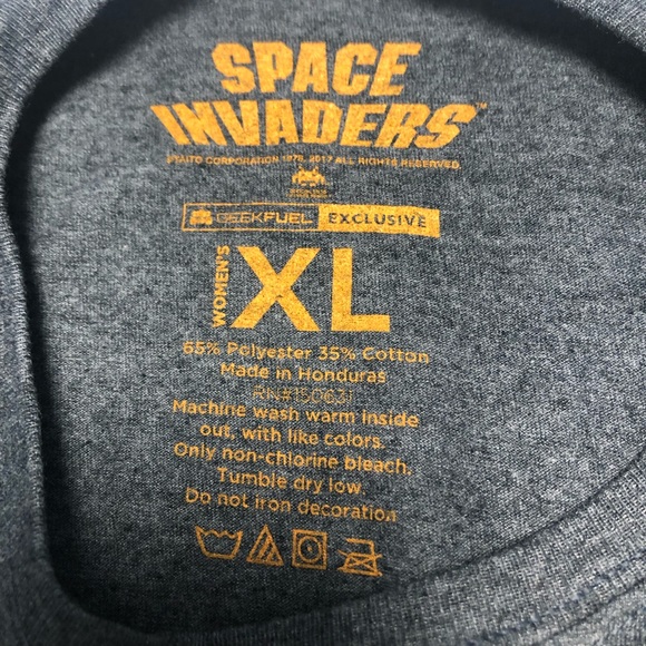 SPACE INVADERS graphic Tee XL - Picture 3 of 4
